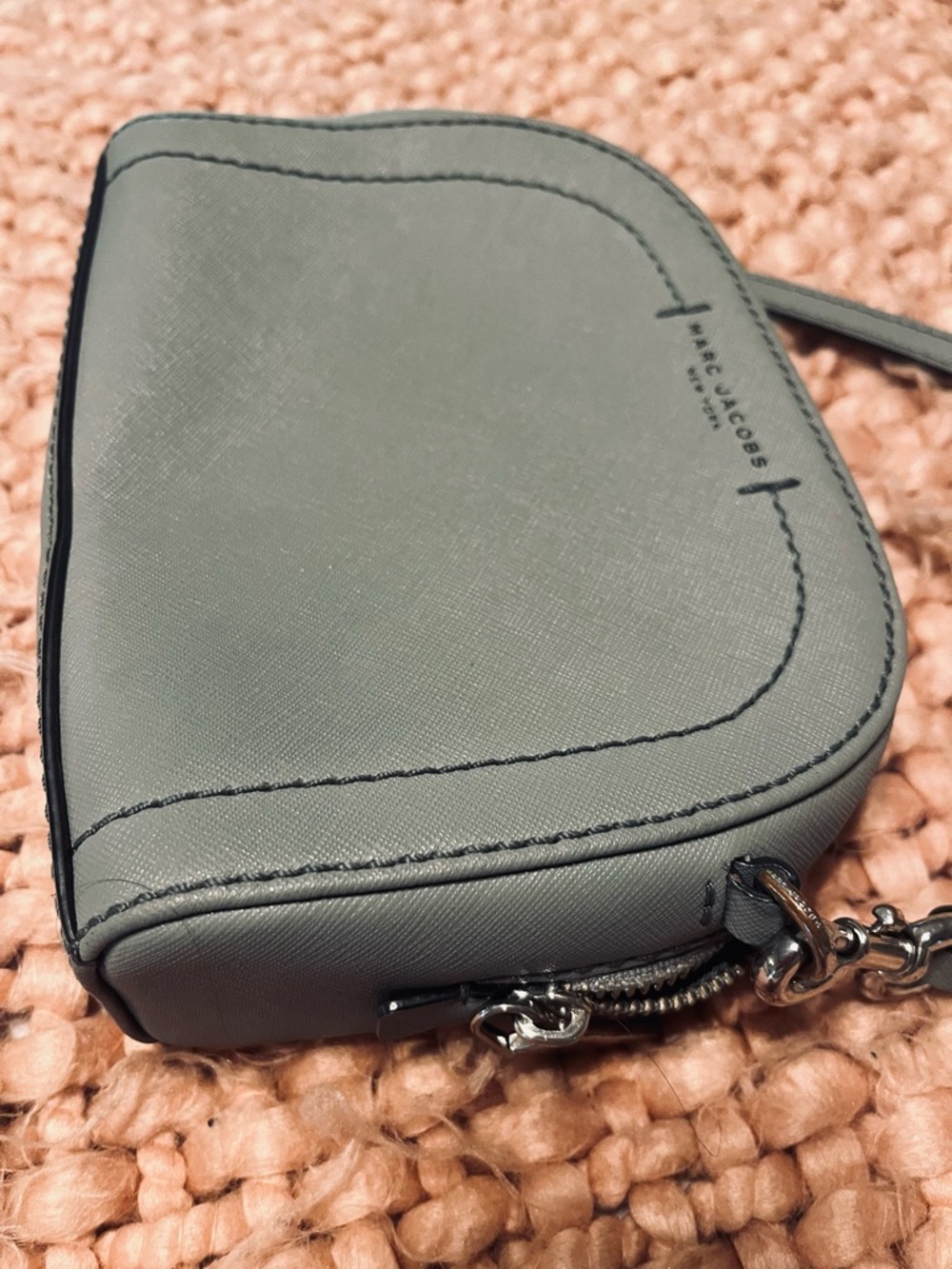 Marc Jacobs Sage Gray Saddle Crossbody